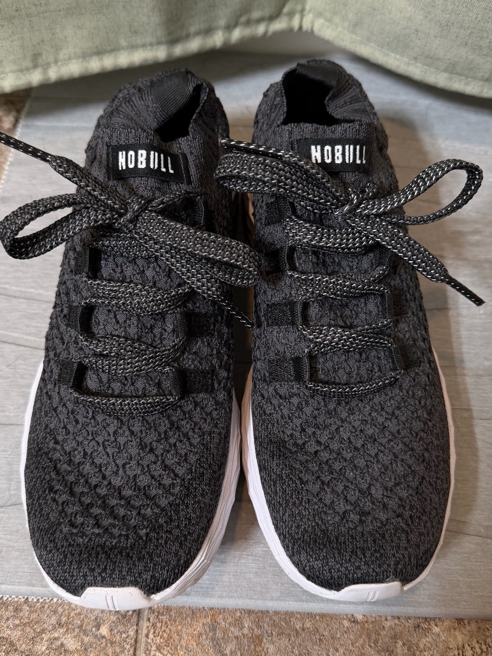 Men / Women Nobull Black Knit Runner W9.5